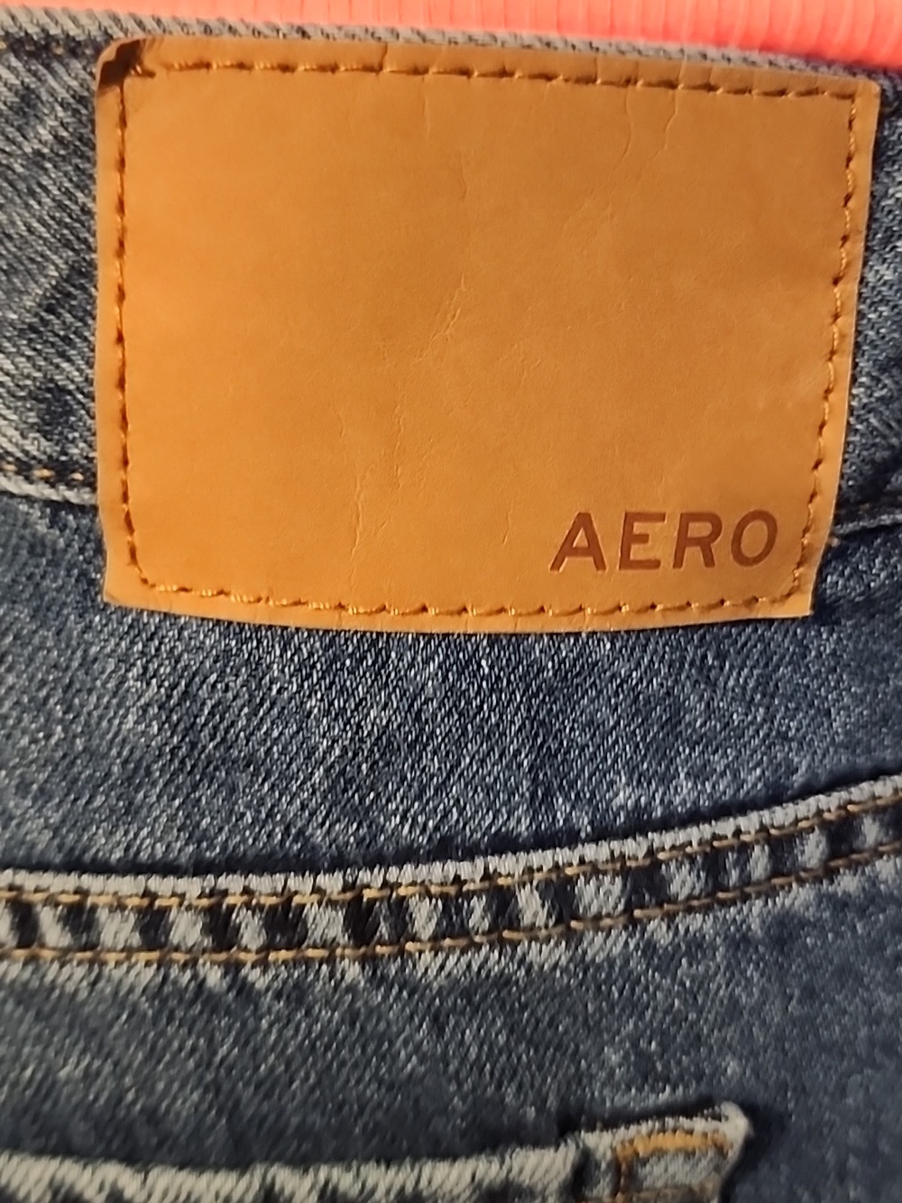 Aeropostale Women's Wide Leg Jeans in Dark Blue Denim - Picture 3 of 5